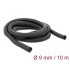 Delock Braided Sleeving self-closing 10 m x 9 mm black