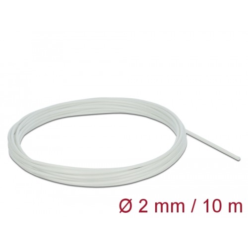 Delock Fiberglass Sleeving 10 m x 2 mm white