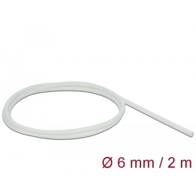 Delock Fiberglass Sleeving 2 m x 6 mm white