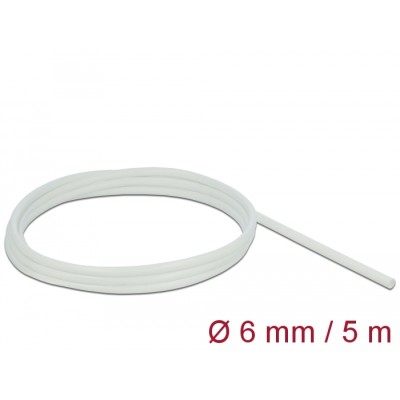 Delock Fiberglass Sleeving 5 m x 6 mm white