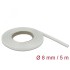 Delock Fiberglass Sleeving 5 m x 8 mm white