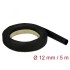 Delock Heat Shrink Tube 5 m x 12 mm black