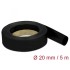 Delock Heat Shrink Tube 5 m x 20 mm black