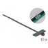 Delock Cable Tie with Label Tap L 100 x W 2.5 mm black 10 pieces