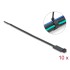 Delock Cable Tie with Label Tap L 270 x W 4.8 mm black 10 pieces