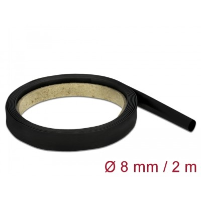 Delock Heat Shrink Tube 2 m x 8 mm black