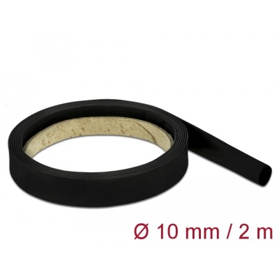 Delock Heat Shrink Tube 2 m x 10 mm black