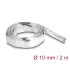 Delock Cable Sleeve made of glass fiber and aluminium 2 m x 10 mm