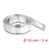 Delock Cable Sleeve made of glass fiber and aluminium 2 m x 16 mm