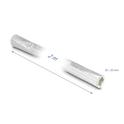 Delock Cable Sleeve made of glass fiber and aluminium 2 m x 20 mm 2