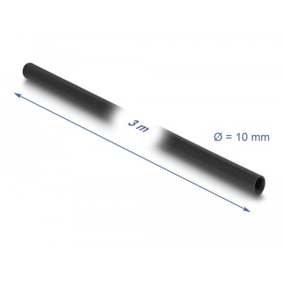 Delock PVC Insulating Sleeve 3 m x 10 mm black 2