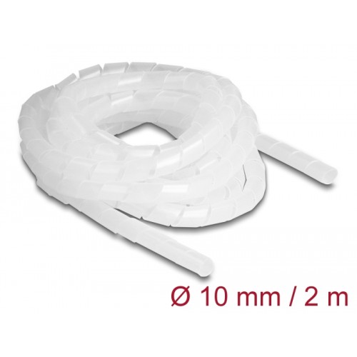 Delock Spiral Hose flexible 2 m x 10 mm transparent