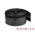 Delock Braided Sleeving with Hook-and-Loop Fastener 5 m x 32 mm black