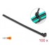 Delock Cable ties reusable heat-resistant L 300 x W 7.6 mm 100 pieces black