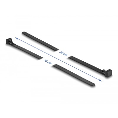 Delock Cable ties reusable heat-resistant L 300 x W 7.6 mm 100 pieces black 2