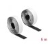 Delock Hook-and-loop tape self-adhesive L 5 m x W 25 mm black