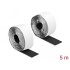 Delock Velcro tape self-adhesive with hook and loop tape L 5 m x W 50 mm black