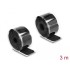 Delock Hook-and-loop pad on roll self-adhesive 45 x 50 mm - length 3 m black