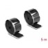 Delock Hook-and-loop pad on roll self-adhesive 45 x 50 mm - length 5 m black
