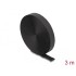 Delock Hook-and-Loop tape on roll with strap L 3 m x W 20 mm black