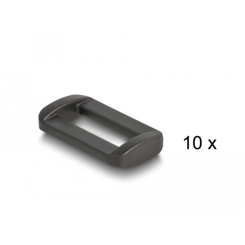 Delock Hook-and-Loop tape on roll with strap L 3 m x W 20 mm black