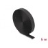 Delock Hook-and-Loop tape on roll with strap L 5 m x W 20 mm black