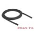 Delock Woven Sleeve self-closing heat-resistant 2 m x 8 mm black