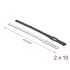 Delock Cable tie lightning-shaped with fastening eyelet L 115 x W 4.5 mm reusable 20 pieces
