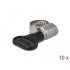 Delock Butterfly Hose Clamp 8 - 12 mm 10 pieces black