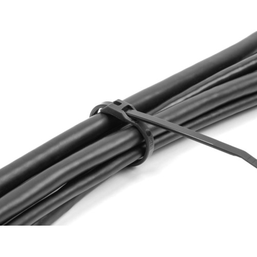 Delock Cable tie with flat head L 205 x W 2.5 mm 100 pieces black