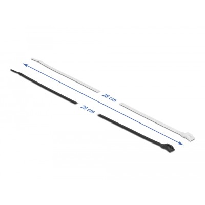 Delock Cable tie with flat head L 280 x W 3.6 mm 100 pieces 2