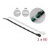 Delock Cable tie with flat head L 280 x W 4.6 mm 100 pieces