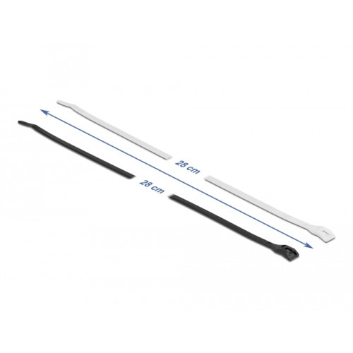 Delock Cable tie with flat head L 280 x W 4.6 mm 100 pieces