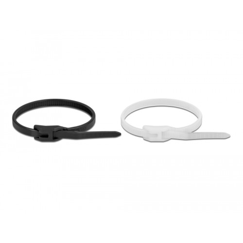 Delock Cable tie with flat head L 280 x W 4.6 mm 100 pieces