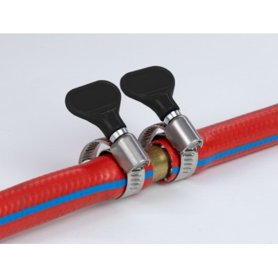 Delock Butterfly Hose Clamp stainless steel 400 SS 8 - 12 mm 5 pieces black 2