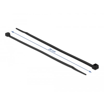 Delock Cable tie with high tensile strength L 200 x W 4.8 mm black 100 pieces 2