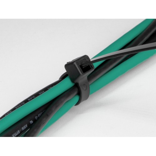 Delock Cable tie with high tensile strength L 300 x W 4.8 mm black 100 pieces