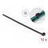 Delock Cable tie UV-resistant L 1220 x W 9.0 mm black 10 pieces