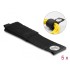 Delock Heavy-duty Hook-and-loop strap with fastening eye L 435 x W 50 mm black 5 pieces