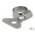 Delock Butterfly Hose Clamp 10 - 16 mm 10 pieces metal