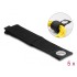 Delock Heavy-duty Hook-and-loop strap with fastening eye L 508 x W 50 mm black 5 pieces