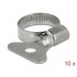 Delock Butterfly Hose Clamp 16 - 25 mm 10 pieces metal
