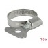 Delock Butterfly Hose Clamp 22 - 32 mm 10 pieces metal