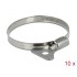 Delock Butterfly Hose Clamp 50 - 70 mm 10 pieces metal