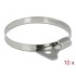 Delock Butterfly Hose Clamp 60 - 80 mm 10 pieces metal