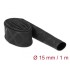 Delock Heat Shrink Tube X-pattern non-slip 1 m x 15 mm black