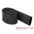 Delock Heat Shrink Tube X-pattern non-slip 1 m x 20 mm black