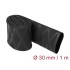 Delock Heat Shrink Tube X-pattern non-slip 1 m x 30 mm black