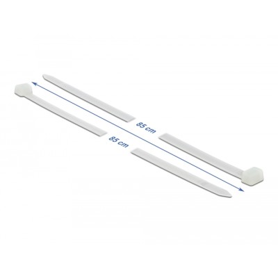 Delock Cable Ties L 850 x W 9 mm 10 pieces white 2
