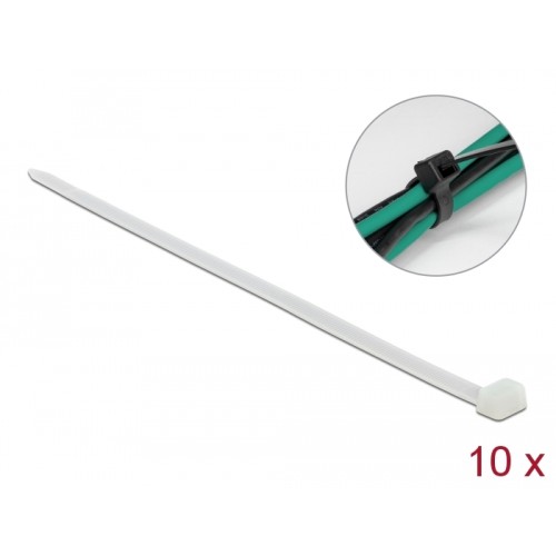 Delock Cable Ties L 920 x W 9 mm 10 pieces white